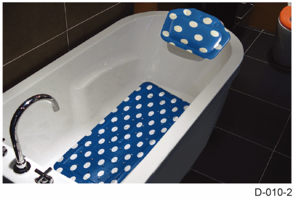 Hai Zhi Dian PEVA Bath Mat & Pillow Set #D010