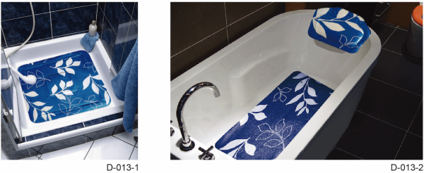 Hai Zhi Dian PEVA Bath Mat & Pillow Set #D013 - Image 3