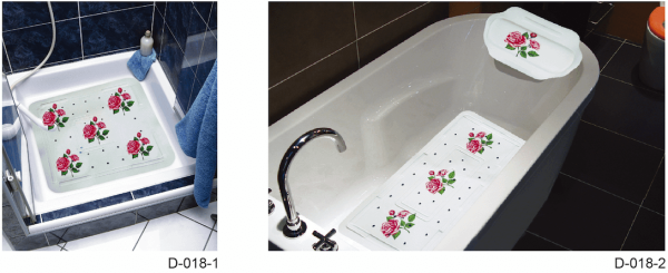 Hai Zhi Dian PEVA Bath Mat & Pillow Set #D018 - Image 3