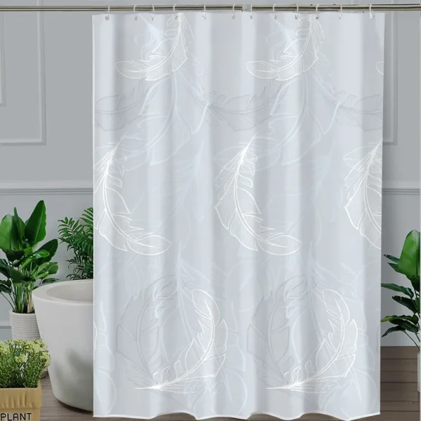 Hai Zhi Dian Polyester Shower Curtain #YD034