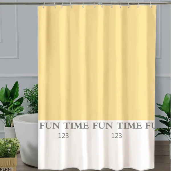 Hai Zhi Dian Polyester Shower Curtain #YD041