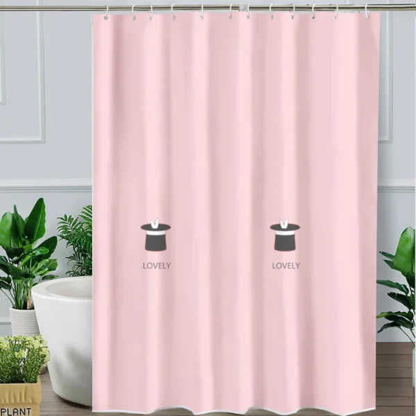 Hai Zhi Dian Polyester Shower Curtain #YD051