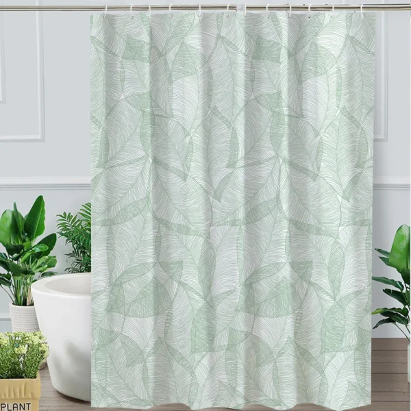 Hai Zhi Dian Polyester Shower Curtain #YD055