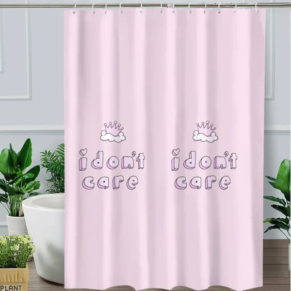 Hai Zhi Dian Polyester Shower Curtain #YD065