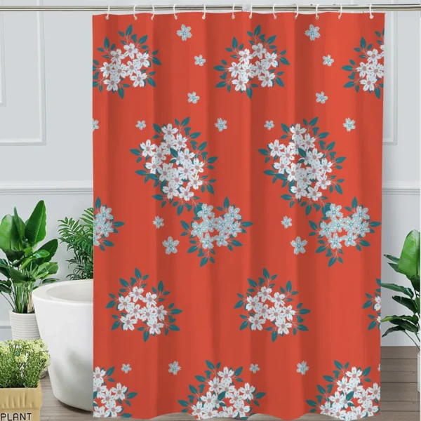 Hai Zhi Dian Polyester Shower Curtain #YD073