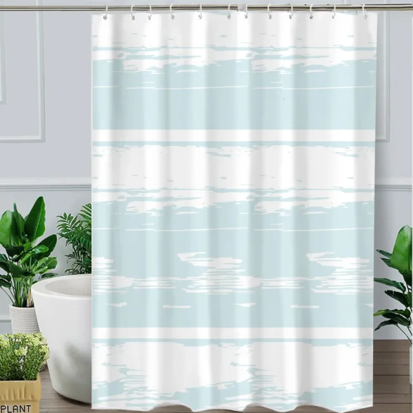 Hai Zhi Dian Polyester Shower Curtain #YD083