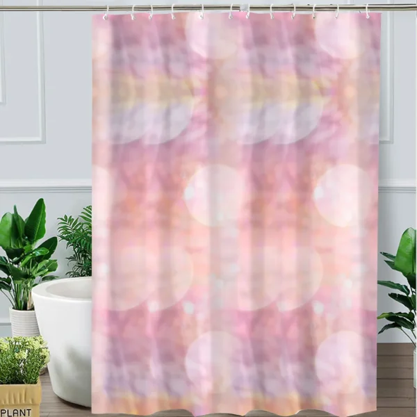 Hai Zhi Dian Polyester Shower Curtain #YD097