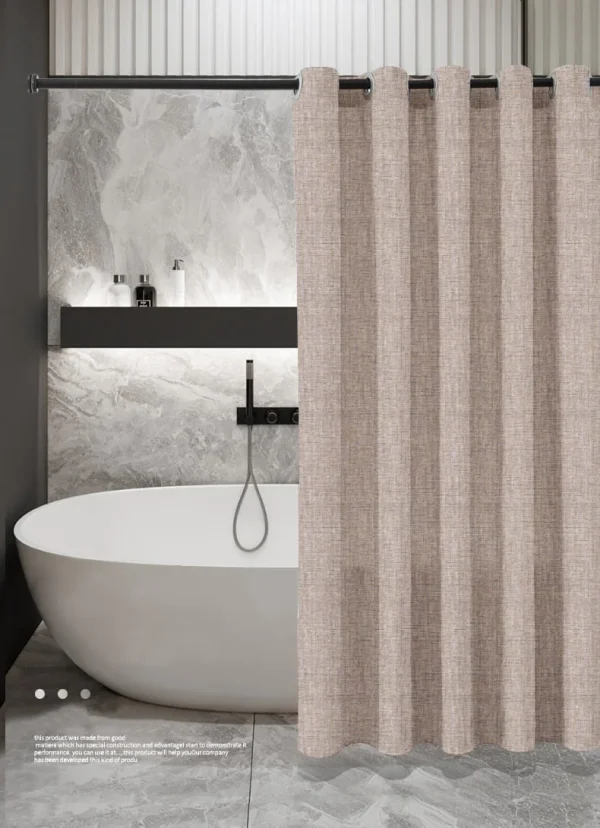 Hai Zhi Dian Polyester Shower Curtain #YD105-3