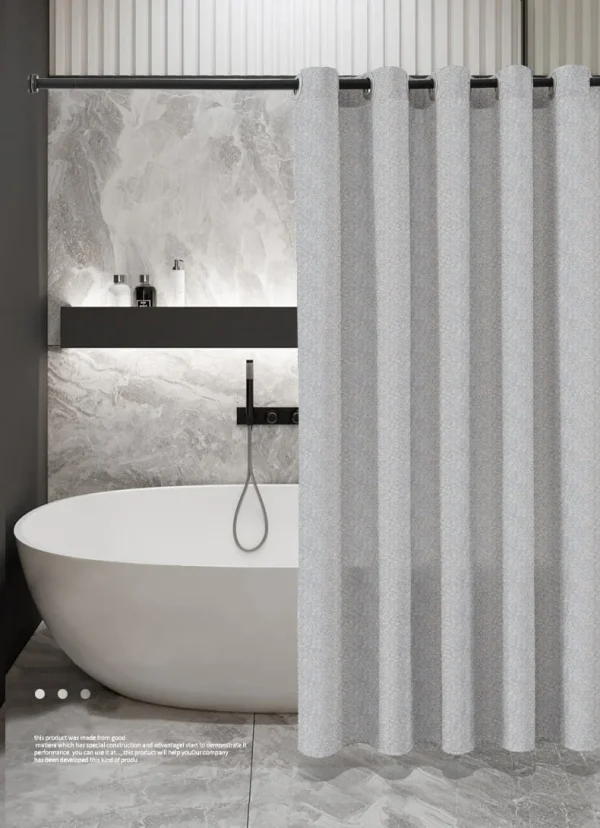 Hai Zhi Dian Polyester Shower Curtain #YD113-2