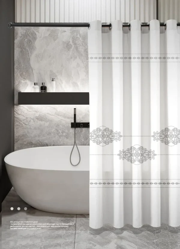 Hai Zhi Dian Polyester Shower Curtain #YD115-2