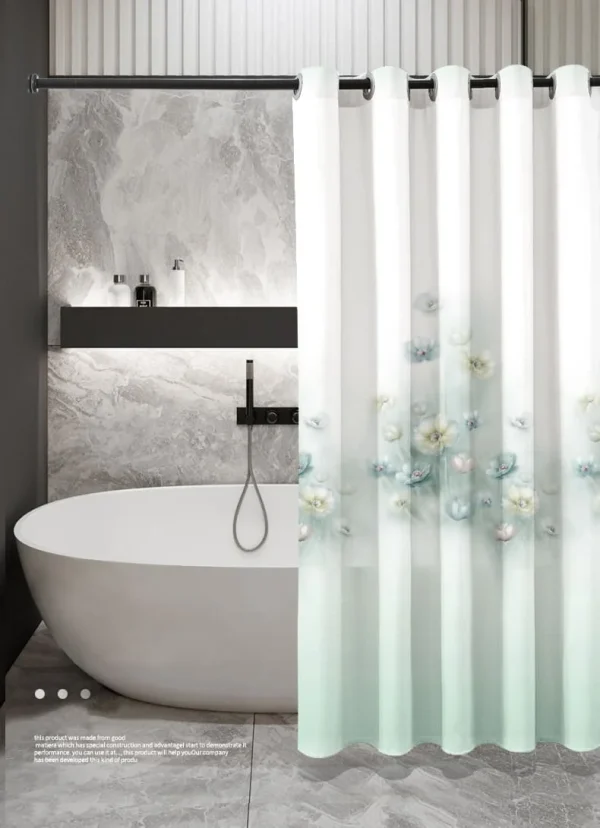 Hai Zhi Dian Polyester Shower Curtain #YD117-2