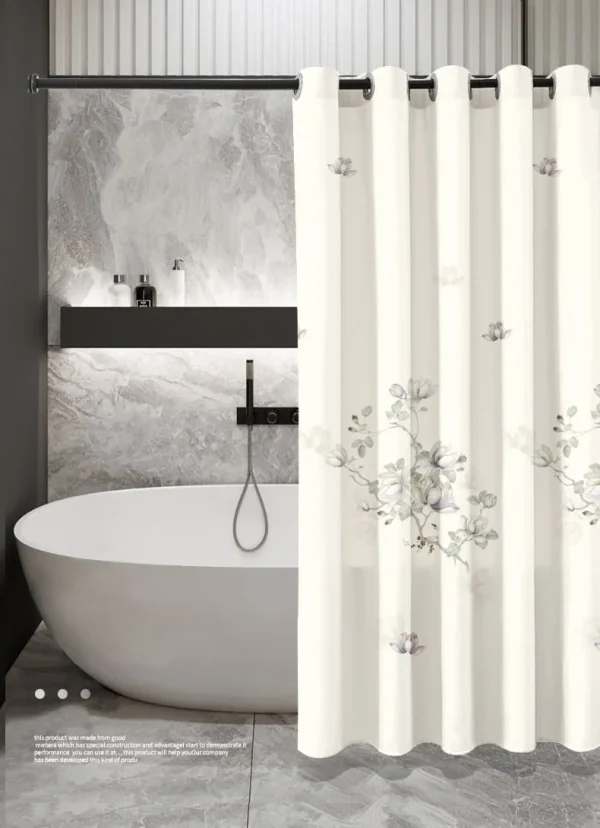 Hai Zhi Dian Polyester Shower Curtain #YD118-3