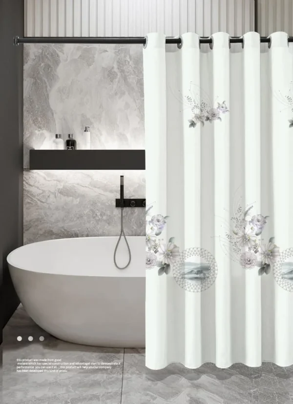 Hai Zhi Dian Polyester Shower Curtain #YD124-1