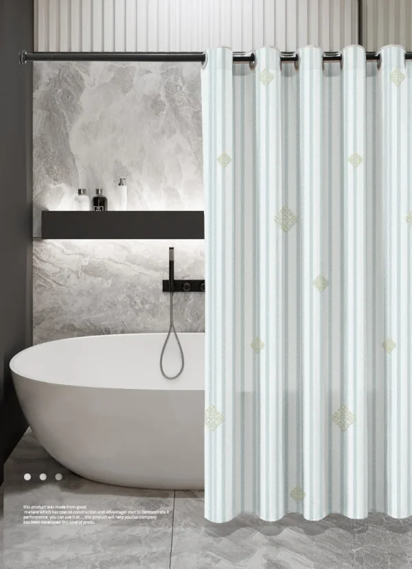 Hai Zhi Dian Polyester Shower Curtain #YD140-2