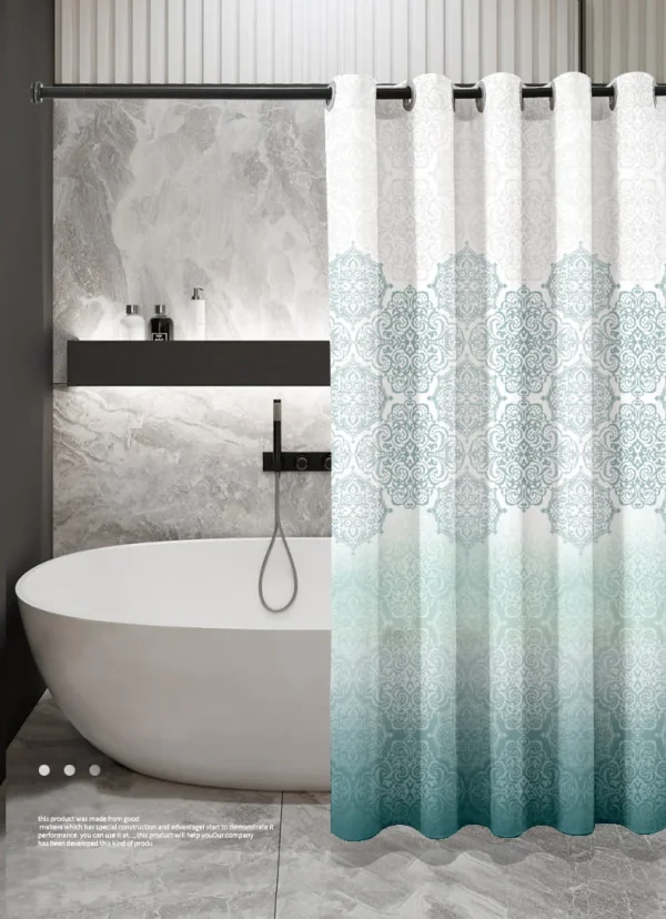 Hai Zhi Dian Polyester Shower Curtain #YD146-2