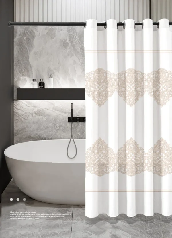 Hai Zhi Dian Polyester Shower Curtain #YD152-1