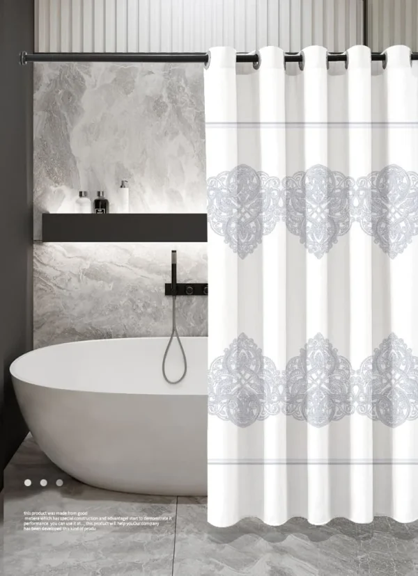 Hai Zhi Dian Polyester Shower Curtain #YD152-3