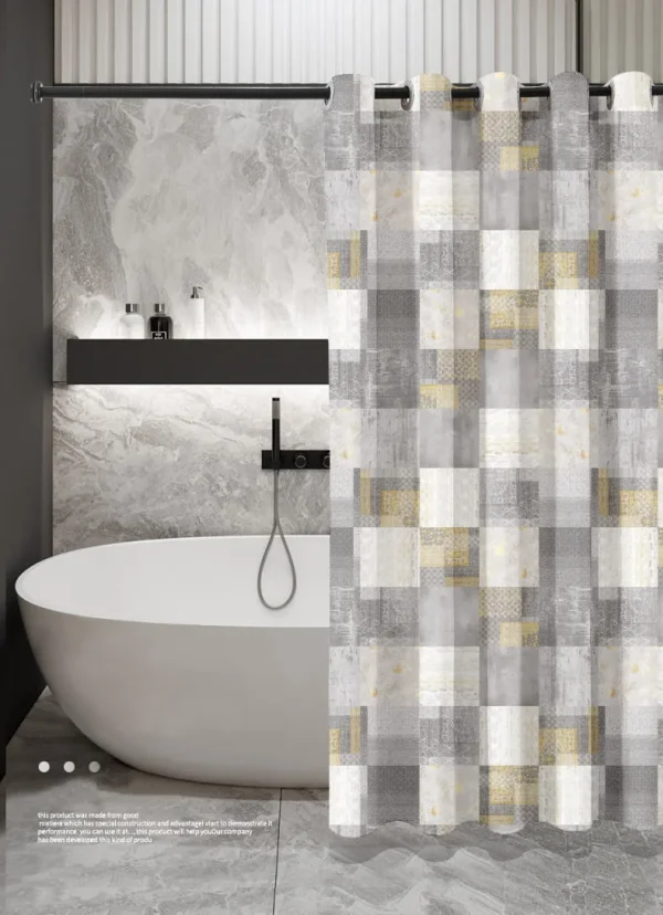 Hai Zhi Dian Polyester Shower Curtain #YD153-1