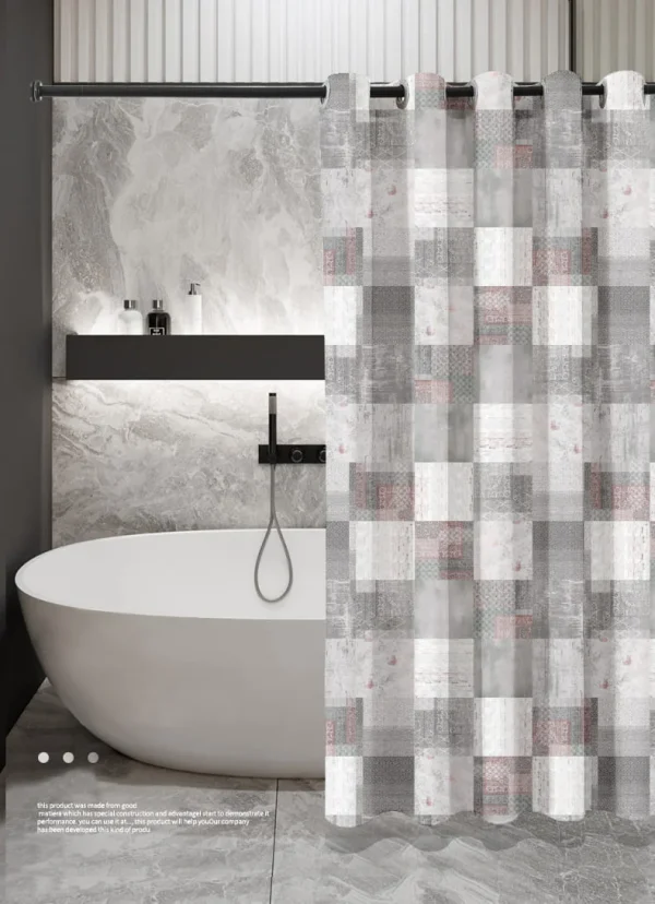 Hai Zhi Dian Polyester Shower Curtain #YD153-2