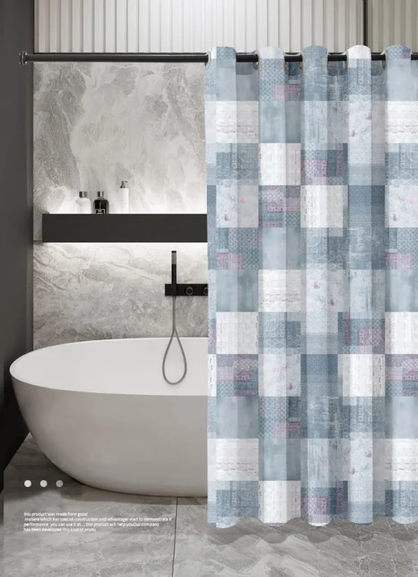 Hai Zhi Dian Polyester Shower Curtain #YD153-4