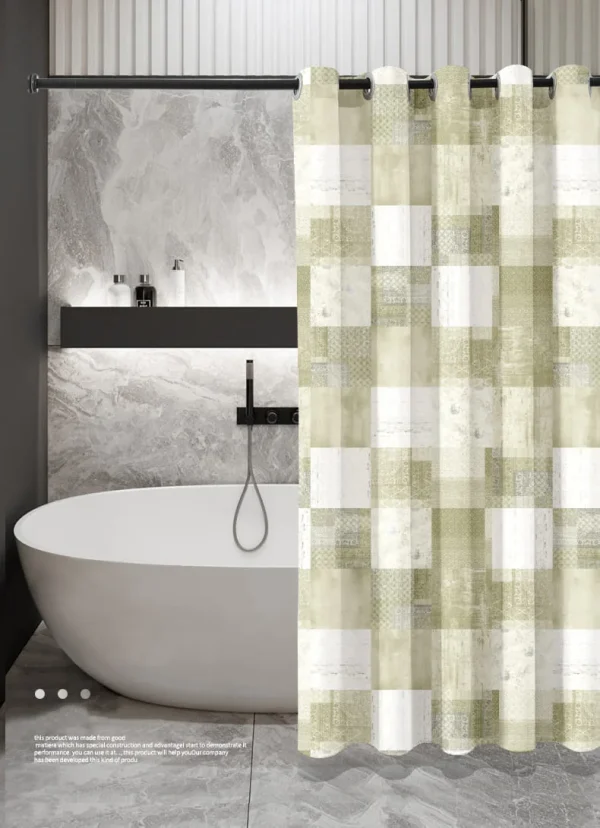 Hai Zhi Dian Polyester Shower Curtain #YD153-5