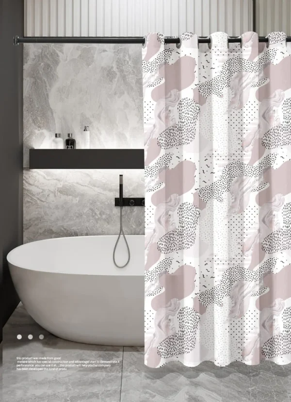 Hai Zhi Dian Polyester Shower Curtain #YD154-2