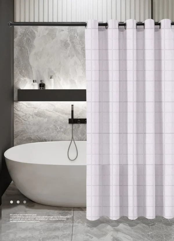 Hai Zhi Dian Polyester Shower Curtain #YD155-3