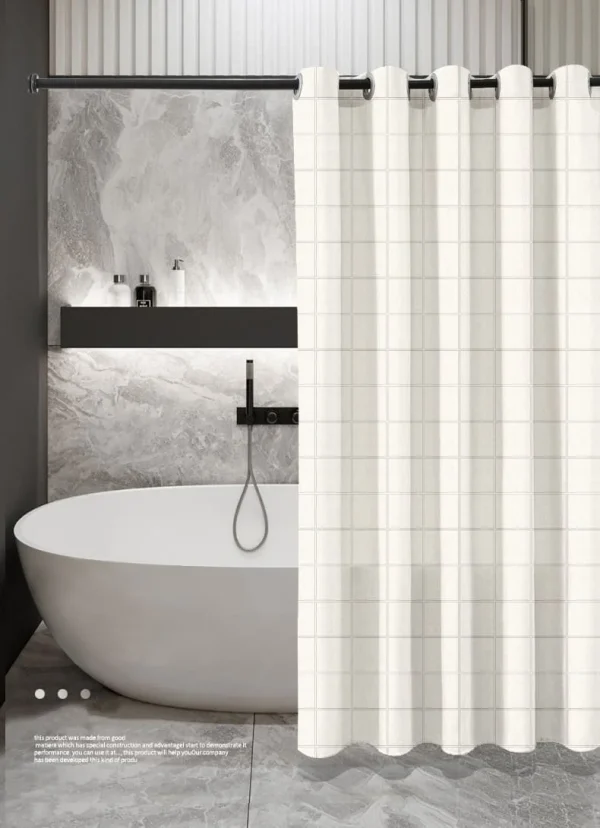 Hai Zhi Dian Polyester Shower Curtain #YD155-4