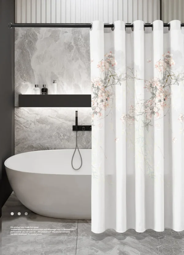 Hai Zhi Dian Polyester Shower Curtain #YD156-1