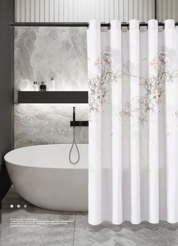 Hai Zhi Dian Polyester Shower Curtain #YD156-5