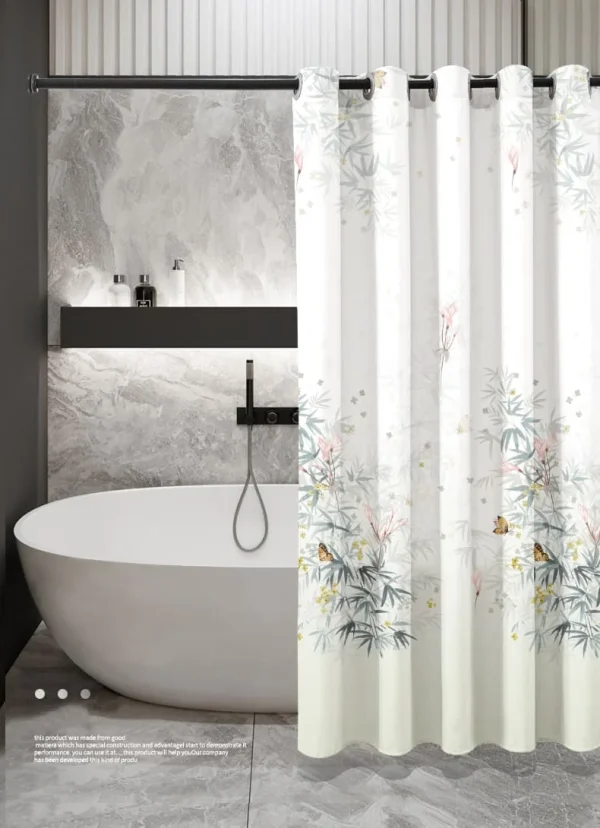 Hai Zhi Dian Polyester Shower Curtain #YD157-1