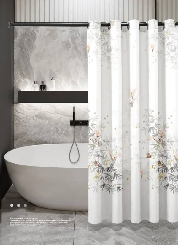 Hai Zhi Dian Polyester Shower Curtain #YD157-3