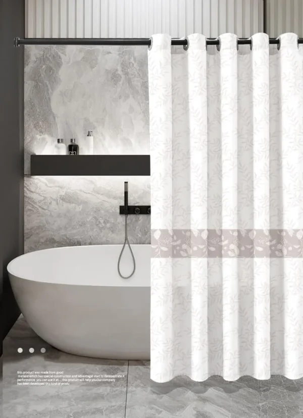 Hai Zhi Dian Polyester Shower Curtain #YD159-2