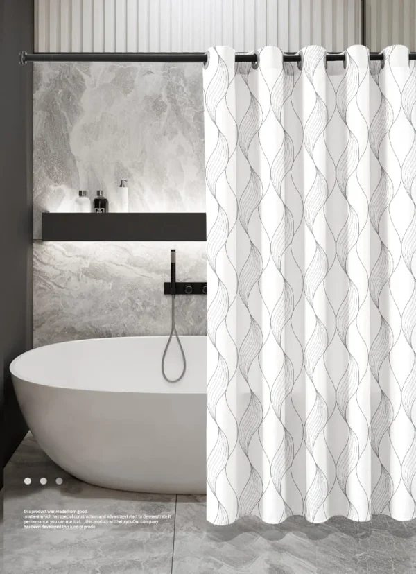 Hai Zhi Dian Polyester Shower Curtain #YD161-2