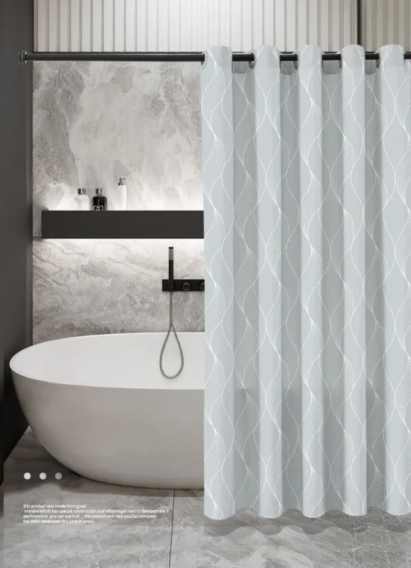 Hai Zhi Dian Polyester Shower Curtain #YD161-3