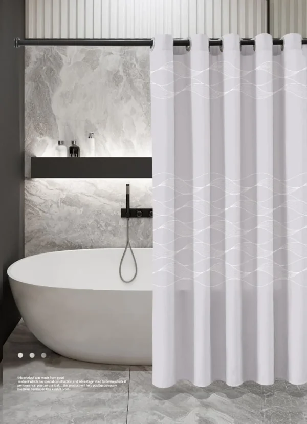 Hai Zhi Dian Polyester Shower Curtain #YD162-2