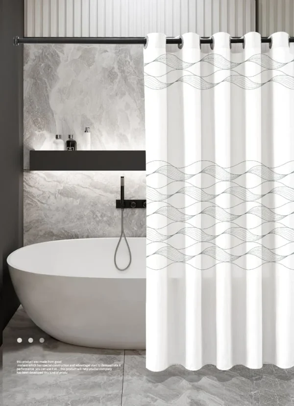 Hai Zhi Dian Polyester Shower Curtain #YD162-3