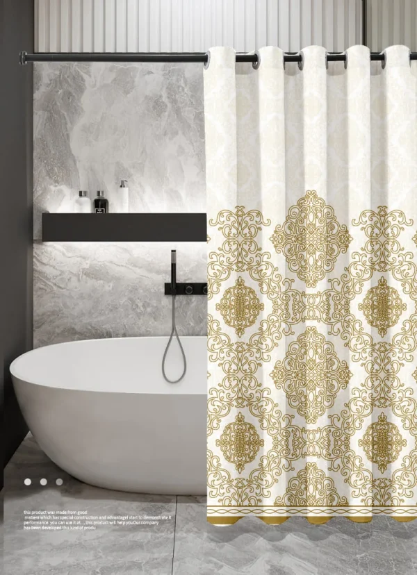 Hai Zhi Dian Polyester Shower Curtain #YD163-1