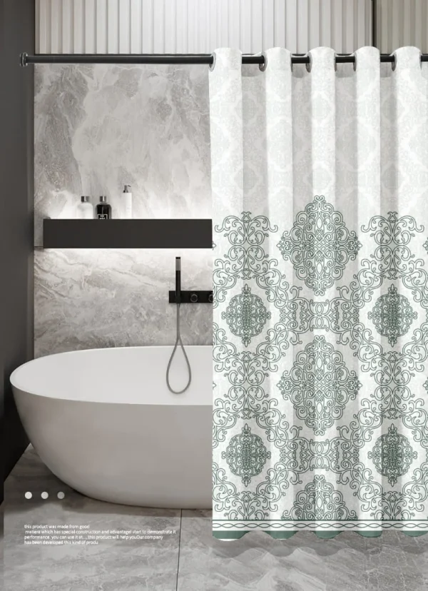 Hai Zhi Dian Polyester Shower Curtain #YD163-2