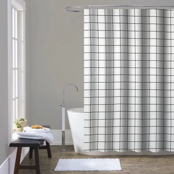 Hai Zhi Dian Polyester Shower Curtain #YD168