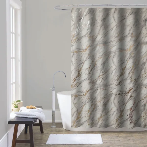 Hai Zhi Dian Polyester Shower Curtain #YD176