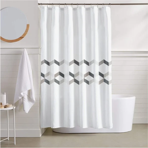 Hai Zhi Dian Polyester Shower Curtain #YD178-1