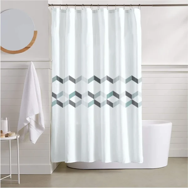 Hai Zhi Dian Polyester Shower Curtain #YD178-2