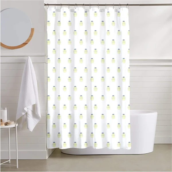 Hai Zhi Dian Polyester Shower Curtain #YD185-3