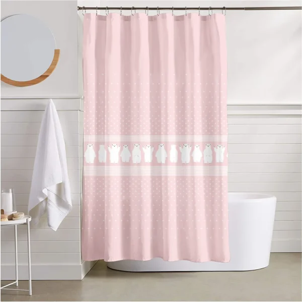 Hai Zhi Dian Polyester Shower Curtain #YD192-3