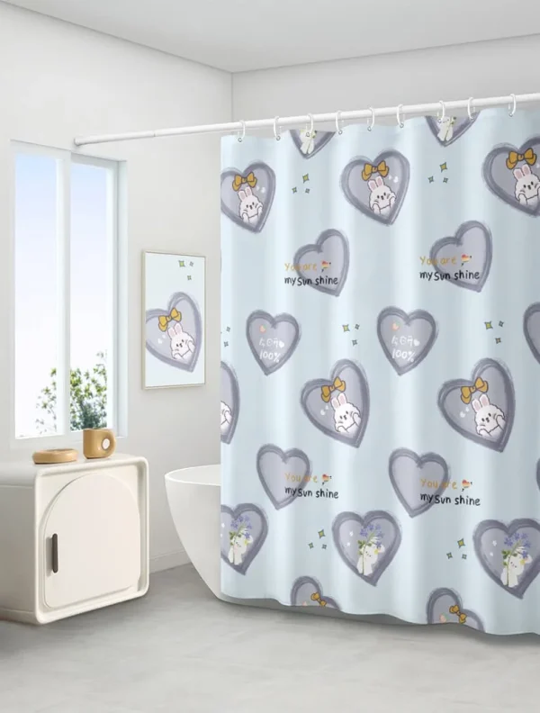 Hai Zhi Dian Polyester Shower Curtain #YD194