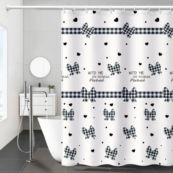 Hai Zhi Dian Polyester Shower Curtain #YD199