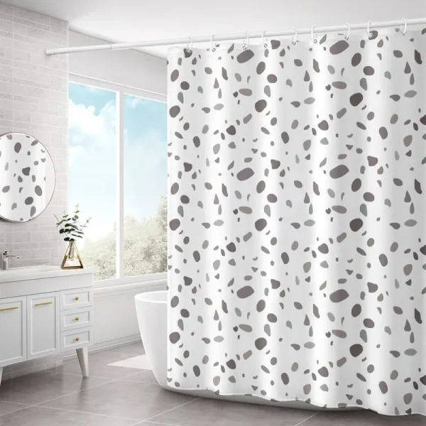 Hai Zhi Dian Polyester Shower Curtain #YD206