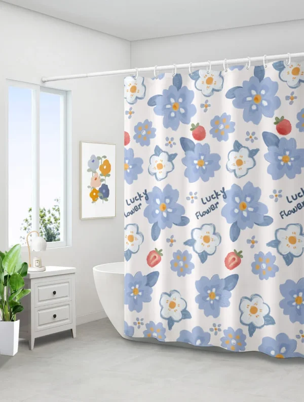 Hai Zhi Dian Polyester Shower Curtain #YD212