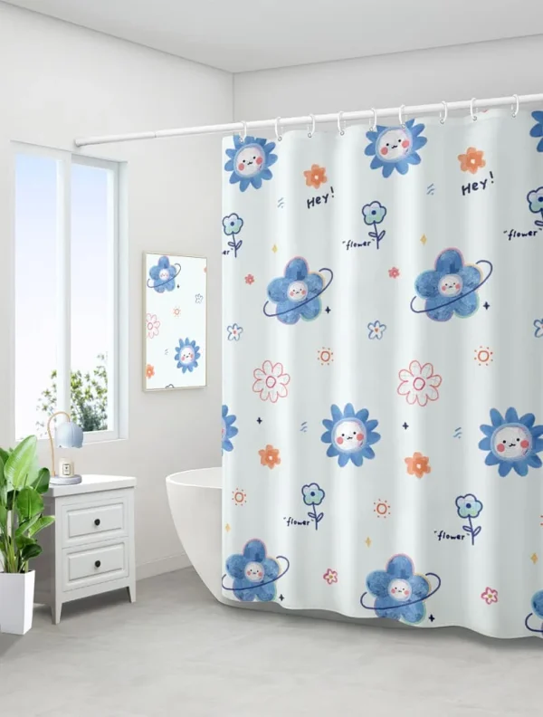 Hai Zhi Dian Polyester Shower Curtain #YD213